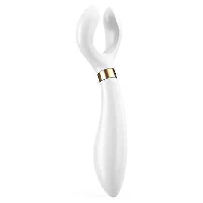 Vibrator Pentru Cuplu Multifun 3 Alb