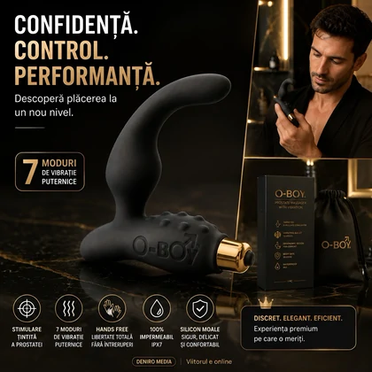 Vibrator Prostată O-Boy 7 Speed Negru