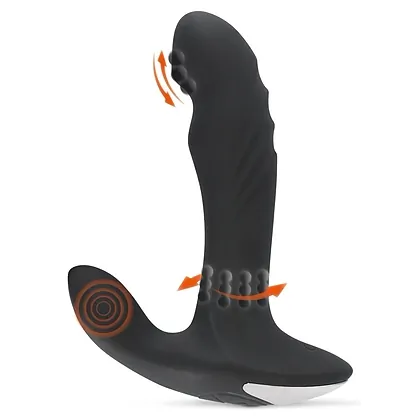 Vibrator Prostată Rebel Plug 3 Functions Negru