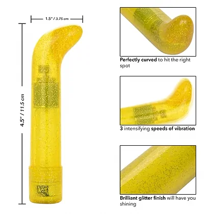Vibrator Punctul G Sparkle Mini Galben