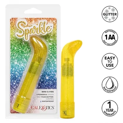 Vibrator Punctul G Sparkle Mini Galben