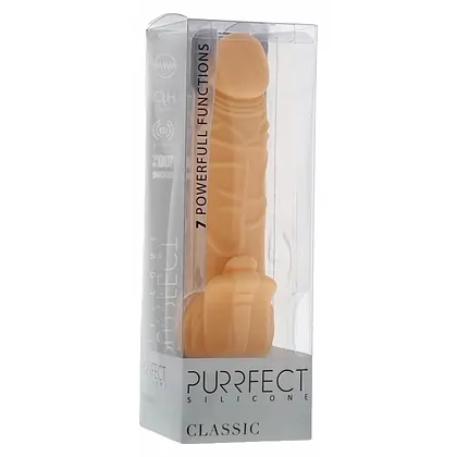 Vibrator Purrfect Silicon Classic Natural 18cm