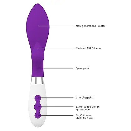 Vibrator Rabbit Achelois Rechargeable Mov