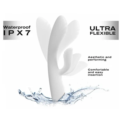 Vibrator Rabbit Dorcel Flexi Heating Alb