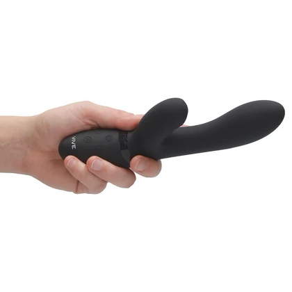 Vibrator Rabbit Kyra Pulse cu Două Motoare 21,3 cm Negru