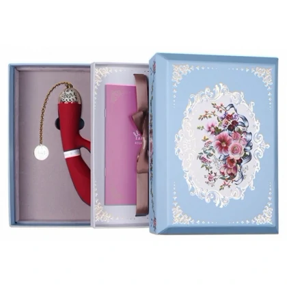 Vibrator Rabbit Rosalie pentru Punctul G și Clitoris Roșu