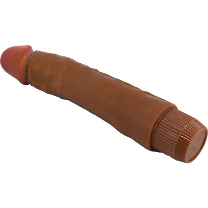 Vibrator Realist Ergonomic Pentru Cuplu 24cm Multi‑viteze Maro