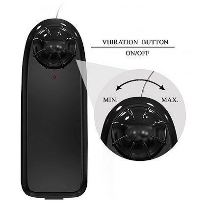 Vibrator cu Ventuză Strong And Brave și Telecomandă
