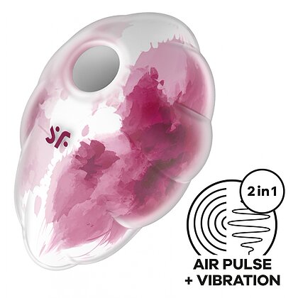 Vibrator Satisfyer Cloud Dancer Roșu