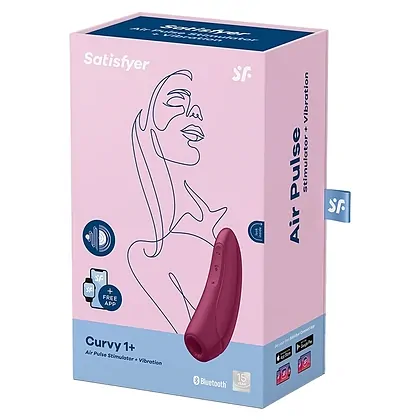 Vibrator Satisfyer Curvy 1 Plus Roșu