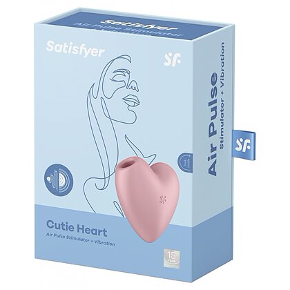 Vibrator cu Sucțiune Satisfyer Cutie Heart pentru Clitoris