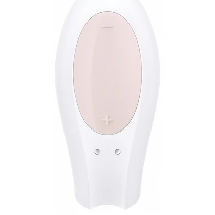 Vibrator Satisfyer Double Joy pentru Cupluri Alb