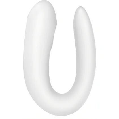 Vibrator Satisfyer Double Joy pentru Cupluri Alb
