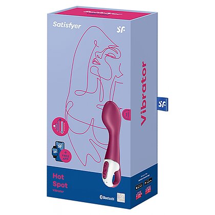 Vibrator Satisfyer Hot Spot Vișiniu