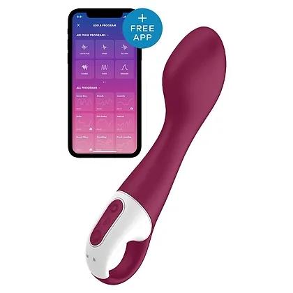 Vibrator Satisfyer Hot Spot Vișiniu