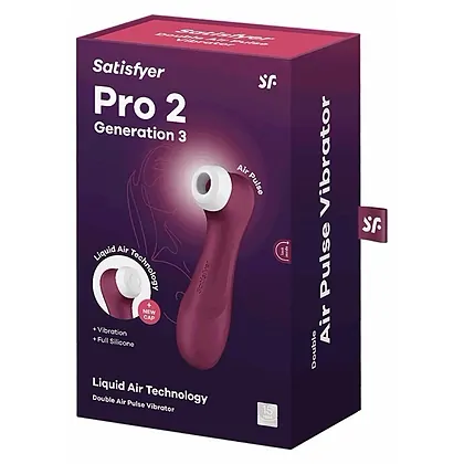 Vibrator Satisfyer Pro 2 Generation 3 Air Pulse Roșu