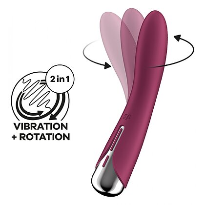 Vibrator Satisfyer Spinning Vibe 1 Roșu