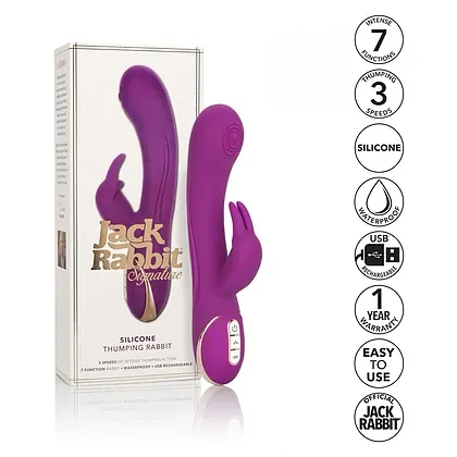 Vibrator Silicone Thumping Rabbit Mov