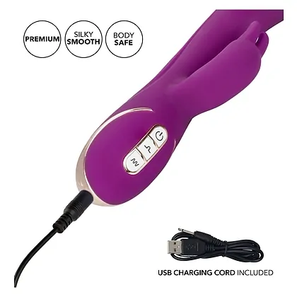 Vibrator Silicone Thumping Rabbit Mov