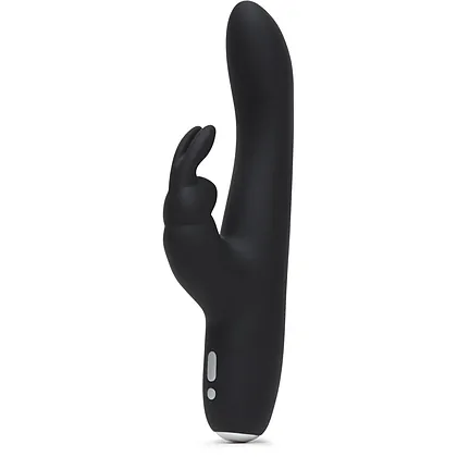 Vibrator Slimline Rabbit Greedy Girl Negru