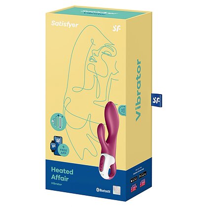 Vibrator Smart Cu Încălzire Heated Satisfyer Roșu