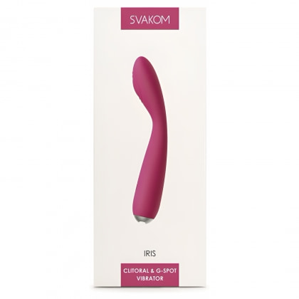 Vibrator Svakom Iris Clitoris Și Punct G Roșu