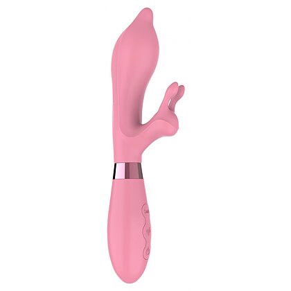 Vibrator ToyJoy Love Rabbit Roz Reîncărcabil