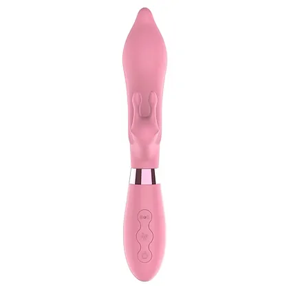 Vibrator ToyJoy Love Rabbit Roz Reîncărcabil
