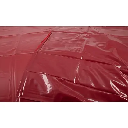 Vinyl Bed Sheet Red