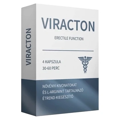 Viracton Pills — 4 Capsule Pentru Erecție și Vitalitate