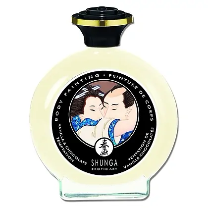 Vopsea Masaj Comestibilă Ciocolată-Vanilie 100ml