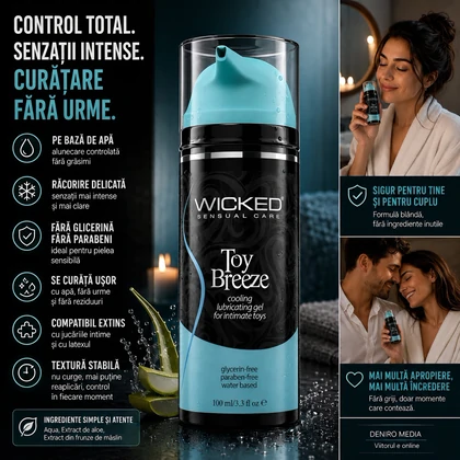 Wicked Sensual Care Breeze Lubrifiant Răcoritor 100 ml