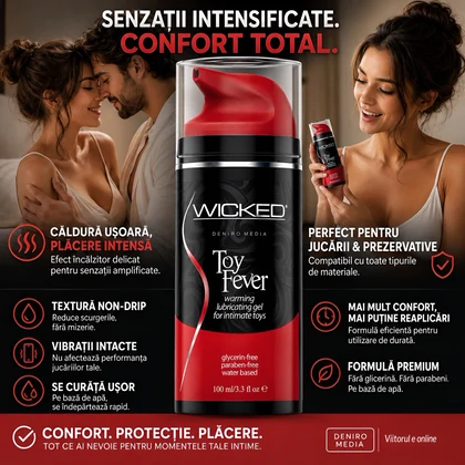 Wicked Sensual Care Fever Lubrifiant încălzitor 100 ml