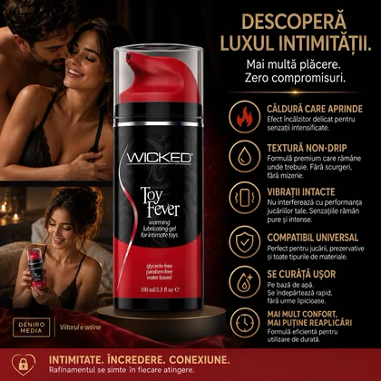Wicked Sensual Care Fever Lubrifiant încălzitor 100 ml