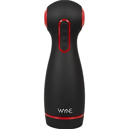 WYNE Dual‑Motor Masturbator — 10 Vibrații, 7 Aspirații Negru