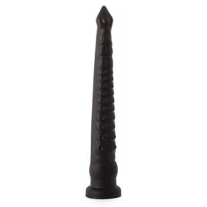 X Men Plug Anal PVC Negru cu Ventuză, 59 cm, Stimulare