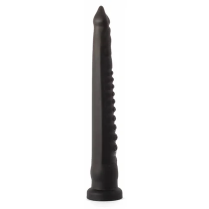 X Men Plug Anal PVC Negru cu Ventuză, 59 cm, Stimulare