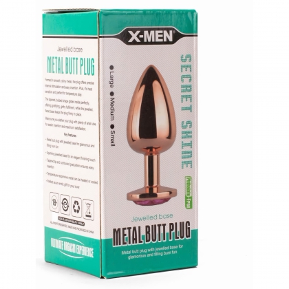 Anal Plug X-MEN Secret Shade M Auriu