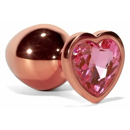 X-Men Secret Shine - Dop Anal Rose Gold Inimă S