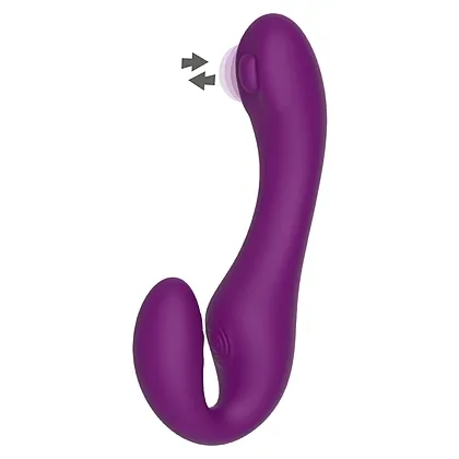 XOCOON Strapless Pulse Vibe Mov – 3 Motoare, Telecomandă