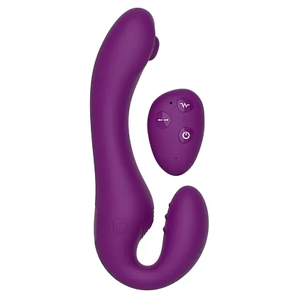 XOCOON Strapless Pulse Vibe Mov – 3 Motoare, Telecomandă