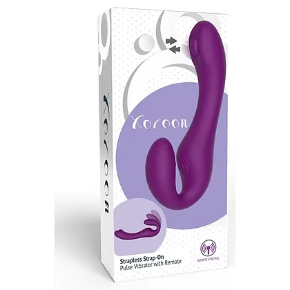 XOCOON Strapless Pulse Vibe Mov – 3 Motoare, Telecomandă