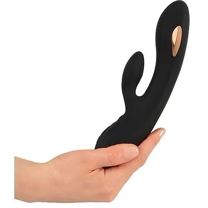 Xouxou Rabbit E Stim, 10+10 Moduri, Reîncărcabil Negru