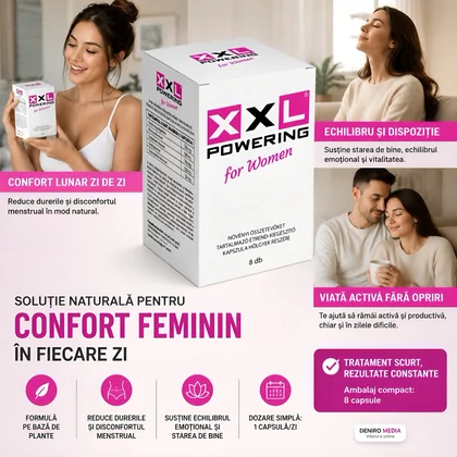 XXL Powering 8 capsule Reducerea Durerilor Menstruale