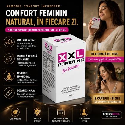 XXL Powering 8 capsule Reducerea Durerilor Menstruale