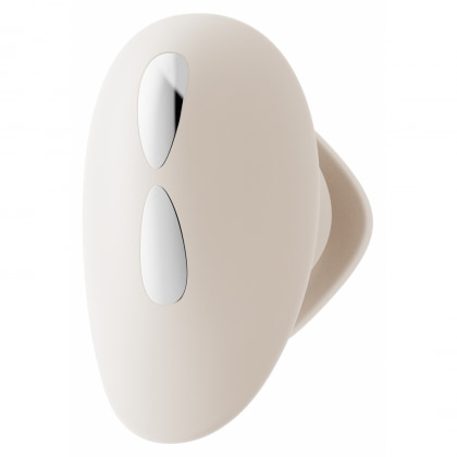 Vibrator DEYA Purtabil cu Telecomandă și Suctiune Alb