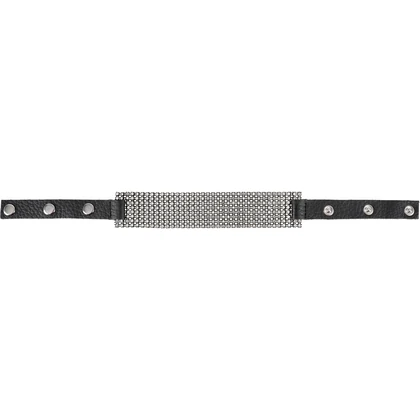 Zgardă Rhinestone Choker Negru