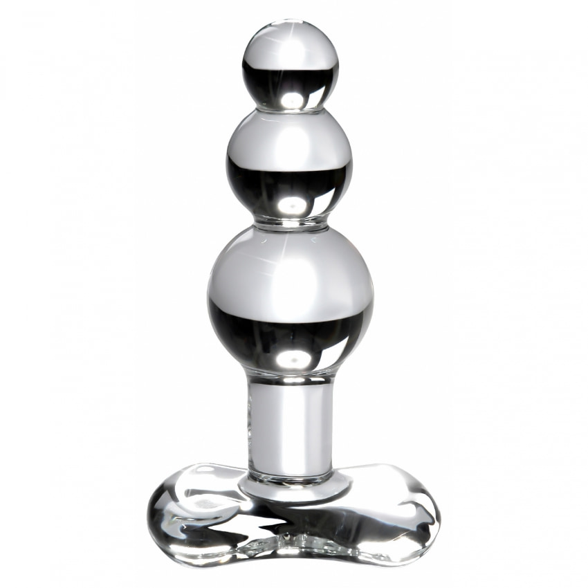 Anal Plug Din Sticlă Icicles No 47 Transparent