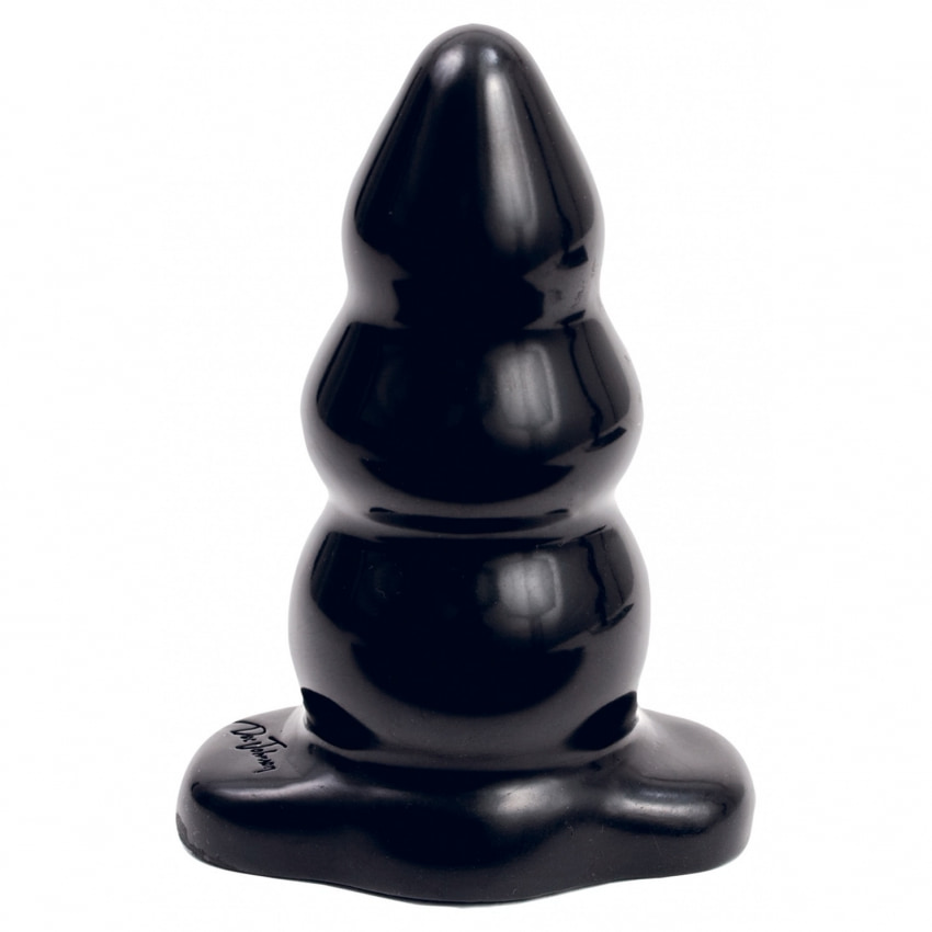 Dop Anal Triple Ripple pentru Plăcere Anală Intensă Negru
