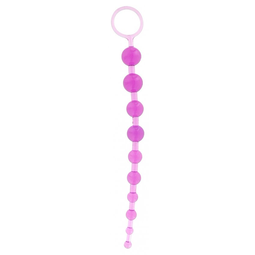 Bile Anale Thai Toy Beads Mov cu Mărimi Progresive